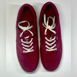 Vans burgundy size women’s 8.5